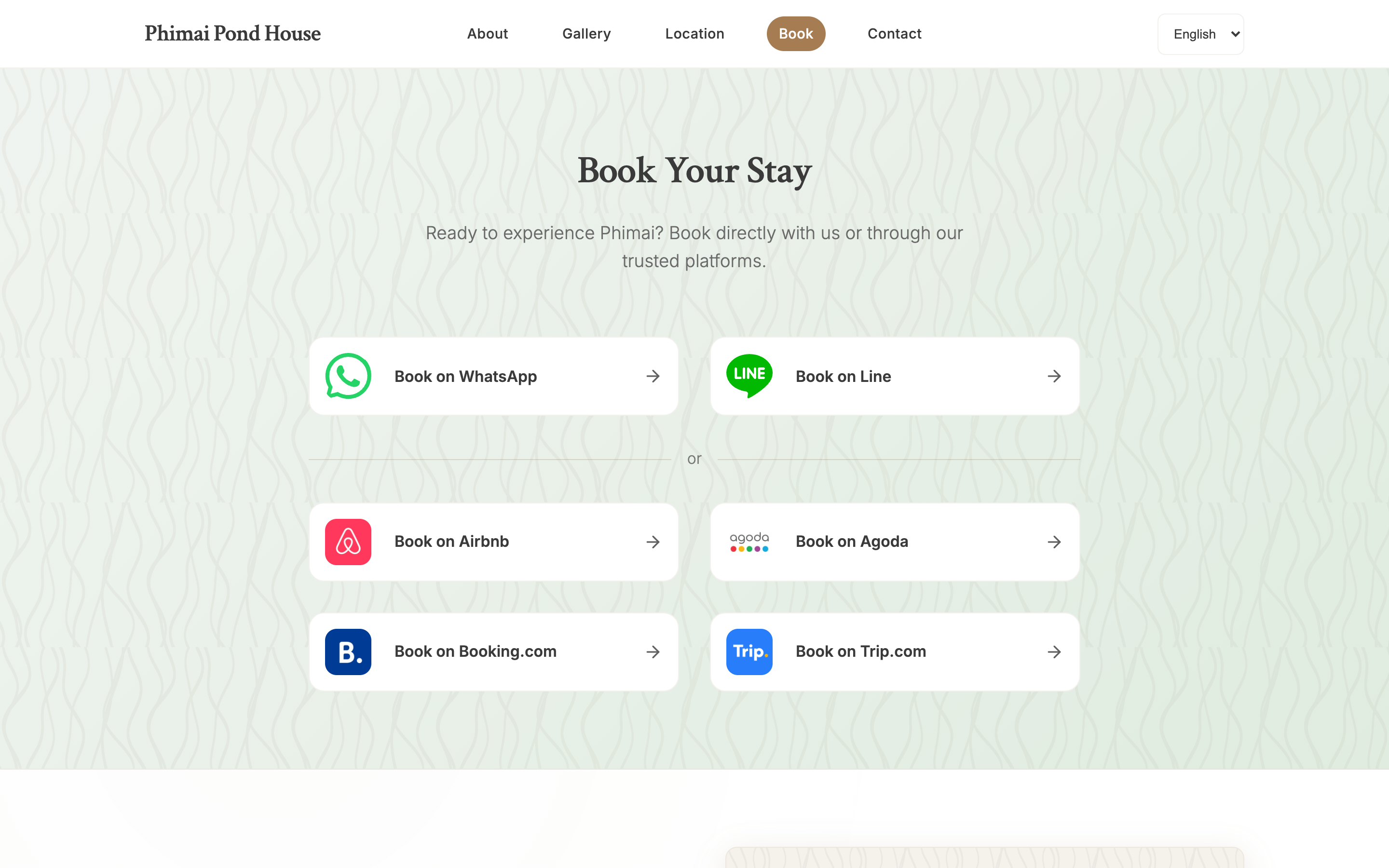 Phimai Pond House booking